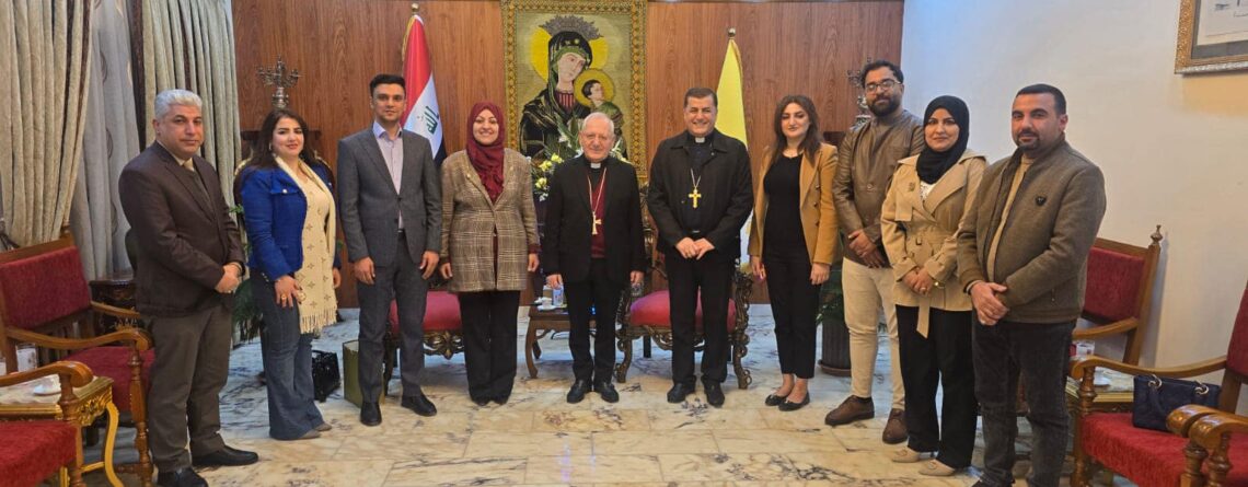 Patriarch Sako Receives a Delegation from Masarat Foundation